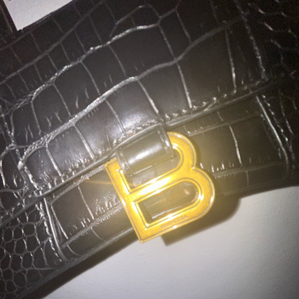 Hourglass Balenciaga Black Bag - Picture 8 of 16